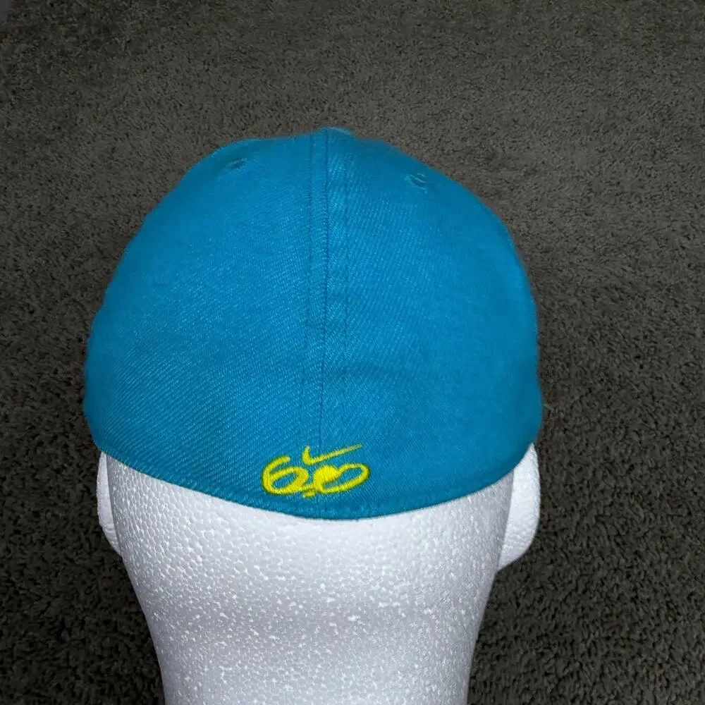 Nike 6.0 Hat Boys 8-20 Blue Yellow Swoosh Fitted Baseball Cap Casual Youth